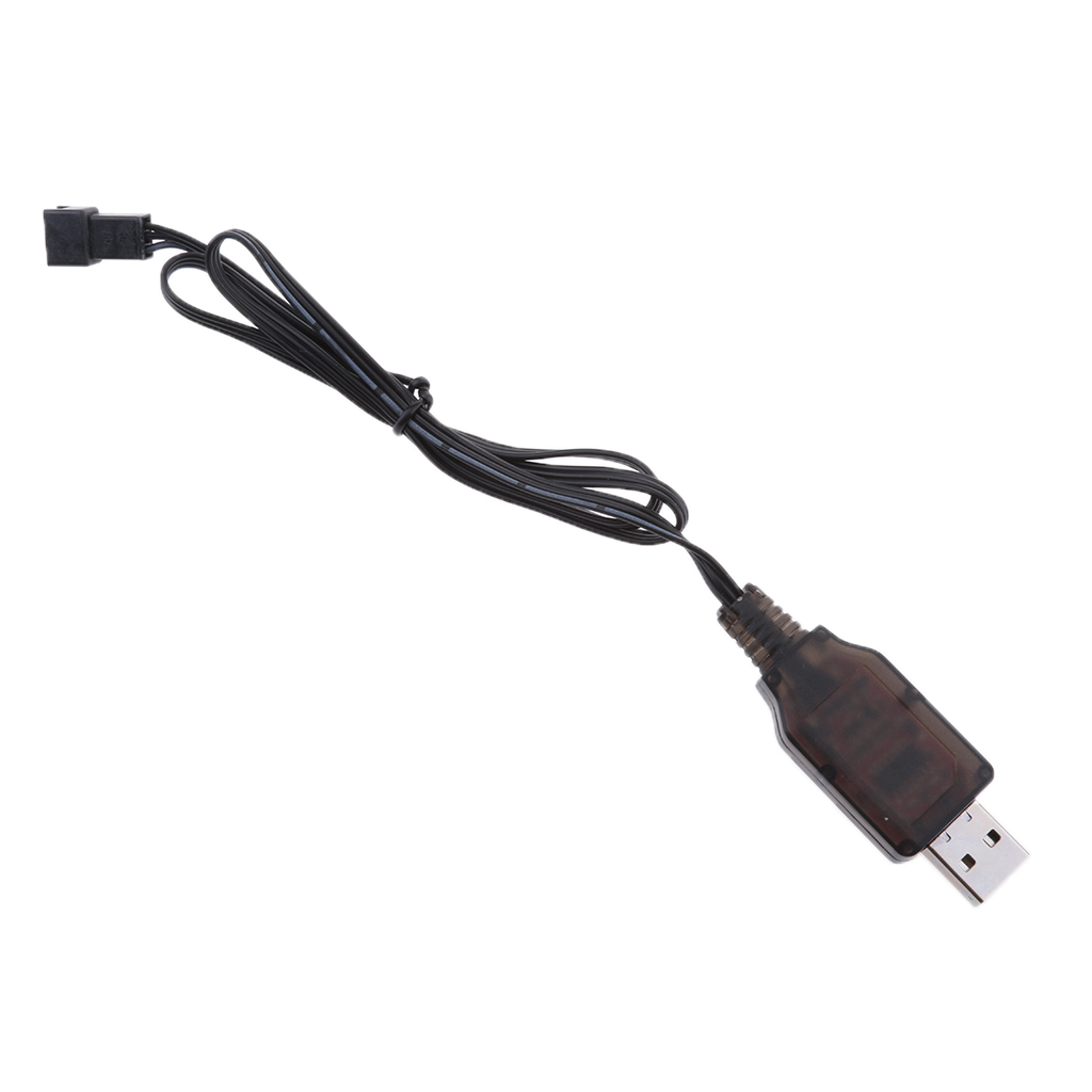 6.4V USB to SM 3Pin Plug Li-po Battery Charging Cable Cord for RC Toys Drone