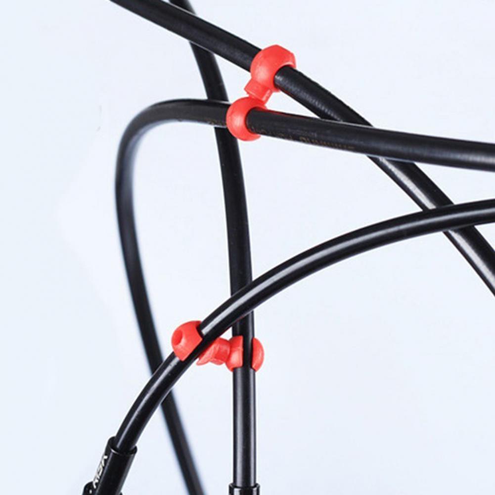 6 Clips Rotatifs Pour Câble Casque - Fixation Sur Chemise, Col - Plastique Noir - 9