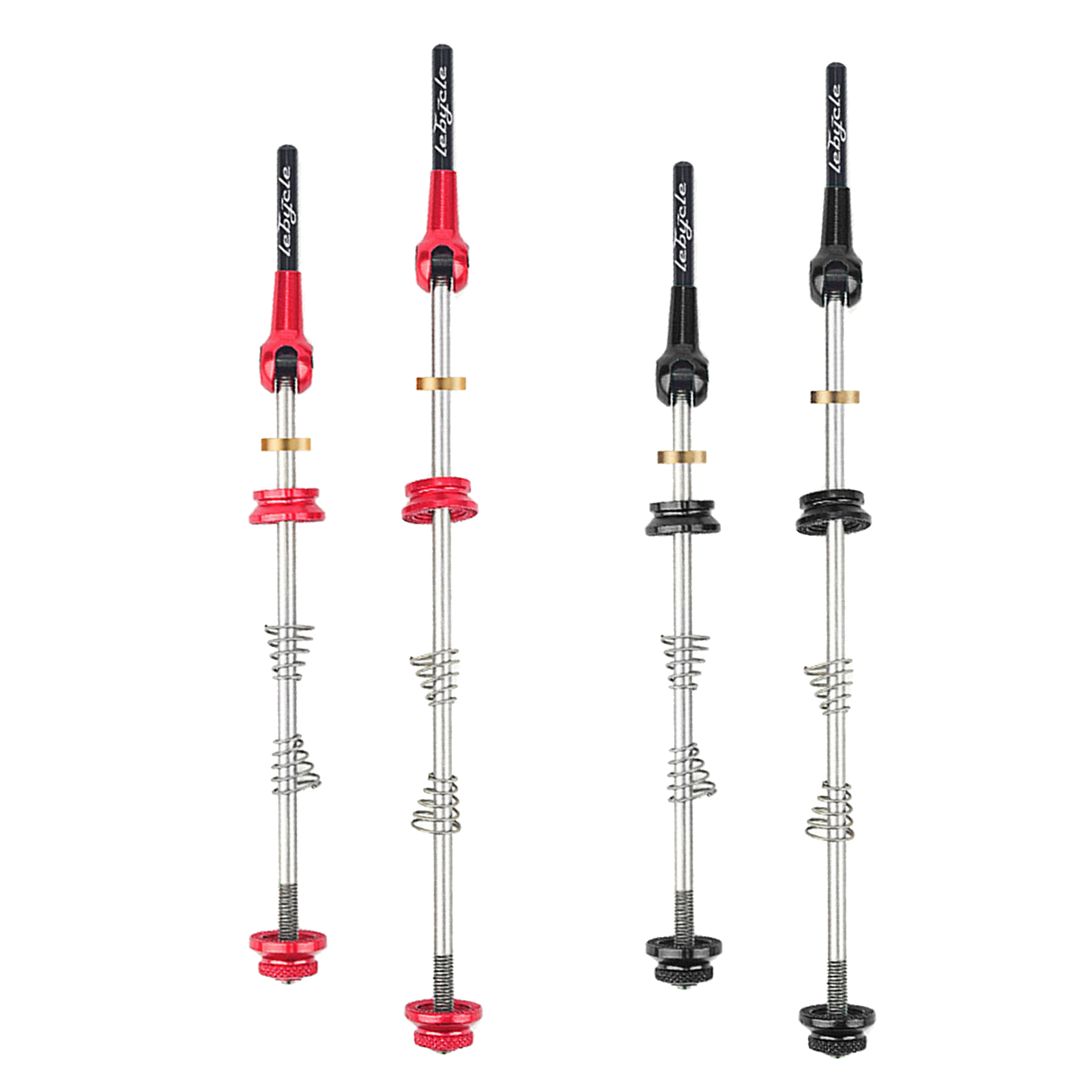 2 Pieces 50G Titanium Bicycle Skewers Quick Release Axle Skewer Bolt Lever Hub Wheel Qr Ti for MTB Bike Road Bike Repair Cycling
