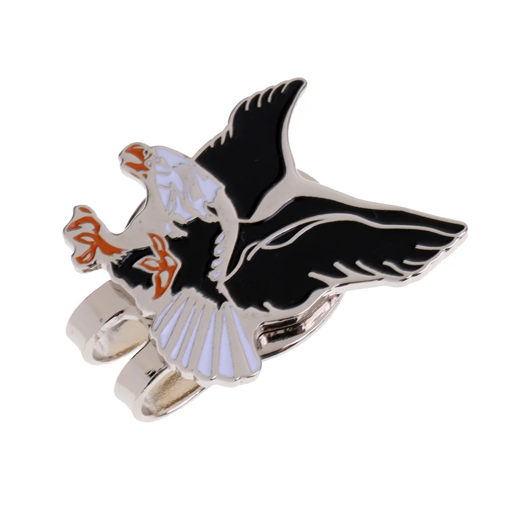 Portable Lightweight Cool Eagle Alloy Golf Marker Magnetic With Hat Clip Golfer Gift Golf Accessories Hat decoration