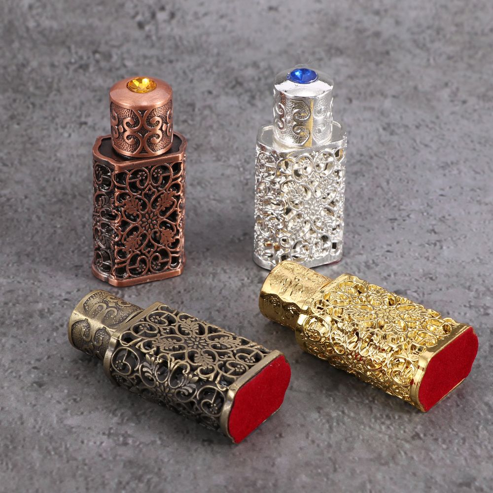 Best of 3ml Antiqued Perfume Refillable Bottle Arab Style Essential Oils Atomizer Perfume Spray Bottle Wedding Decoration Gift Reviews & Tips