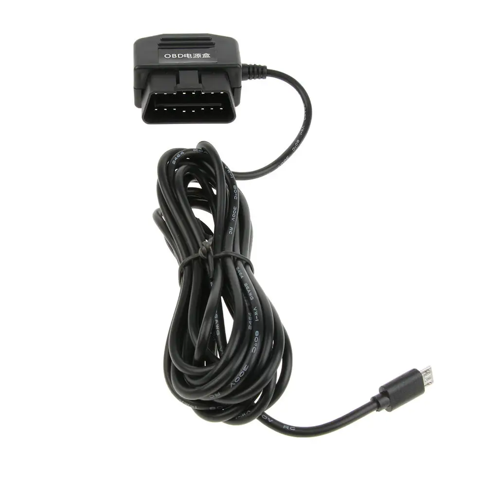 Cheap Car  Cam Hardwire Kits 12V/36V to 5V Recorder Power Adapter  Cable for DVR GPS 3.5 Meters