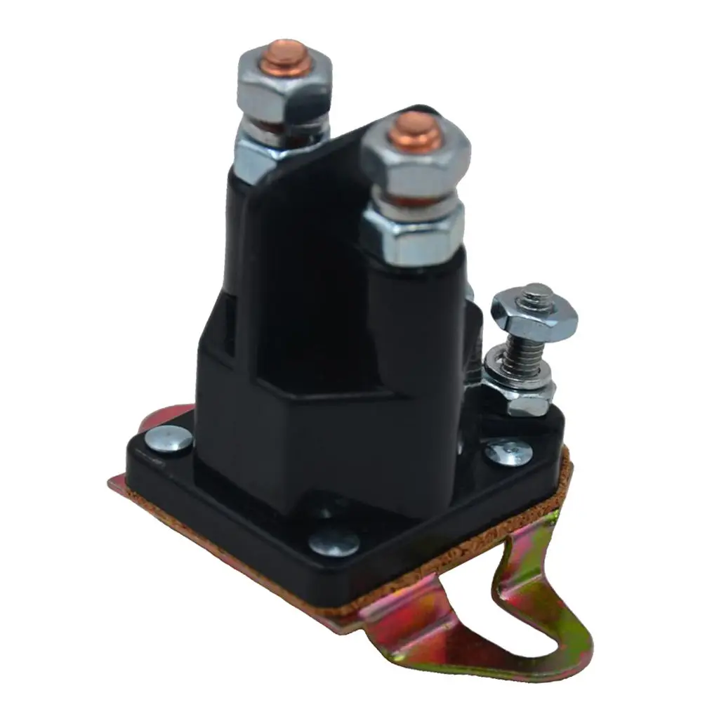 Starter Solenoid 3-Pole Style 12V for Simplicity 1671994 Scag 48106 1/4" termnls 