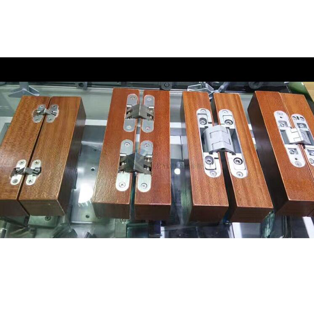 Heavy Duty Cross HStainless Steel Hidden Conceal Hinge Invisible Cross Door Worktop Hinges DIY