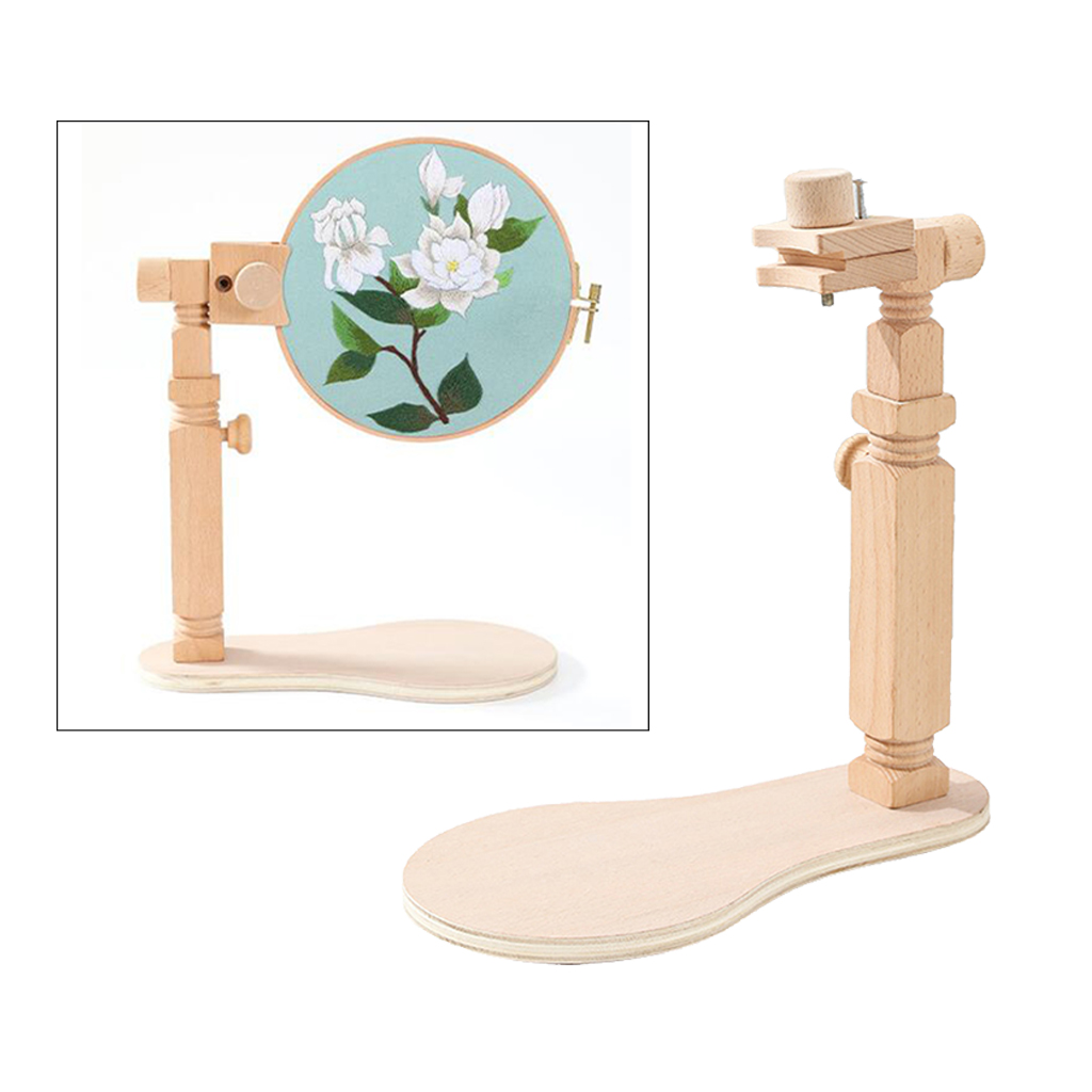 Adjustable Embroidery Table Stand Holder Frame Adjustable Cross-Stitch Rack