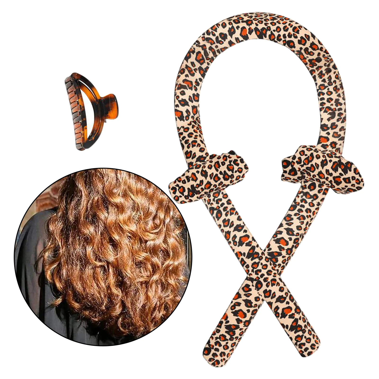 Sleeping Heatless Curling Rod Headband Wave Silk Hair Rollers Hair Styling