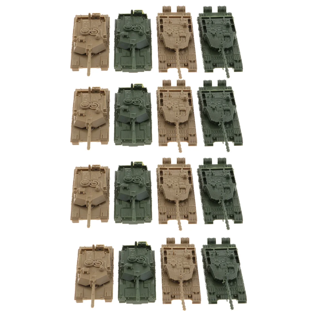 16 Pieces 4D Modern Tank Model 1:144 Scale Heavy Tank Hobby 16 Pieces 4D Modern Tank Model 1:144 Scale Heavy Tank Hobby