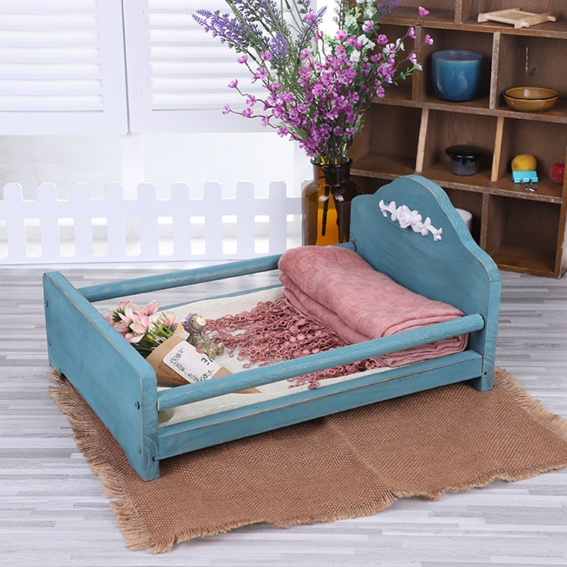 Cama do Bebê Berço de Madeira Recém-nascido Posando Destacável Mini Foto Tiro Adereços Infantil Fotografia Acessórios T5ec 34 Fotografia de recém-nascidos