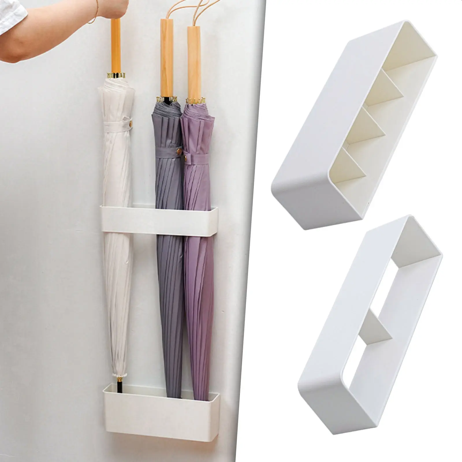 Umbrella Storage Rack Easy-Clean Stand Container Deep Water Accumulation Not Easy Overflow for Hotel Entryway Corridor Entry