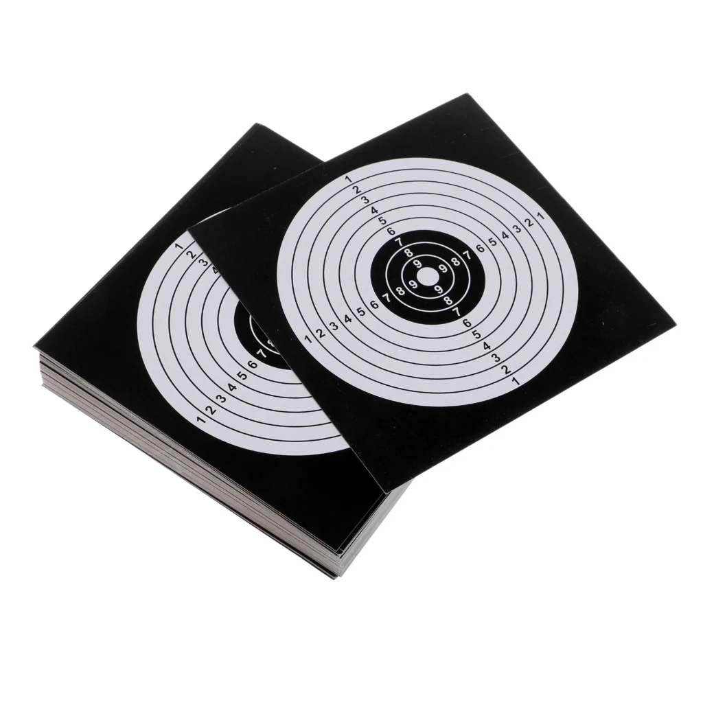 100x Adhesive  Reactive Paper Targets for Shooting Practice