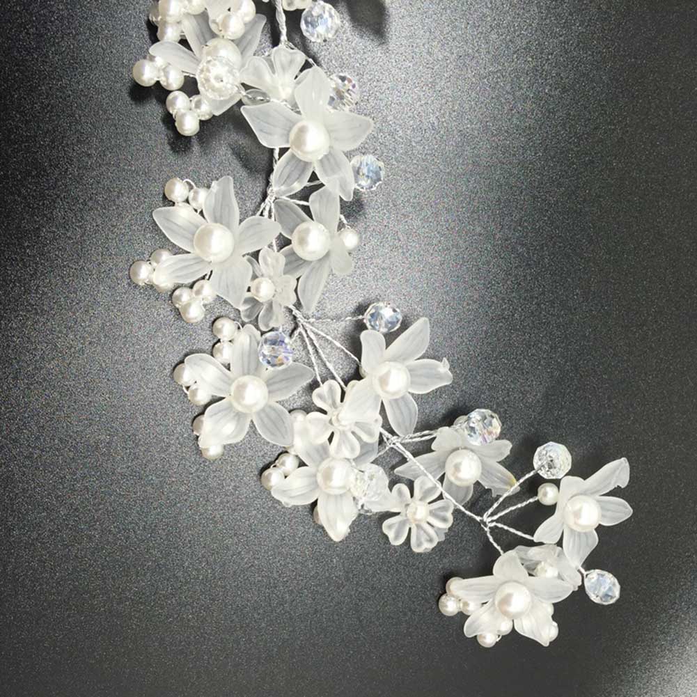 Noiva e Dama de Honra Moda Cristal Artesanal Fosco Pérola Decoração Headdress Casamento Vestido Acessórios 2022 5 2019 moda cristal noiva e dama de