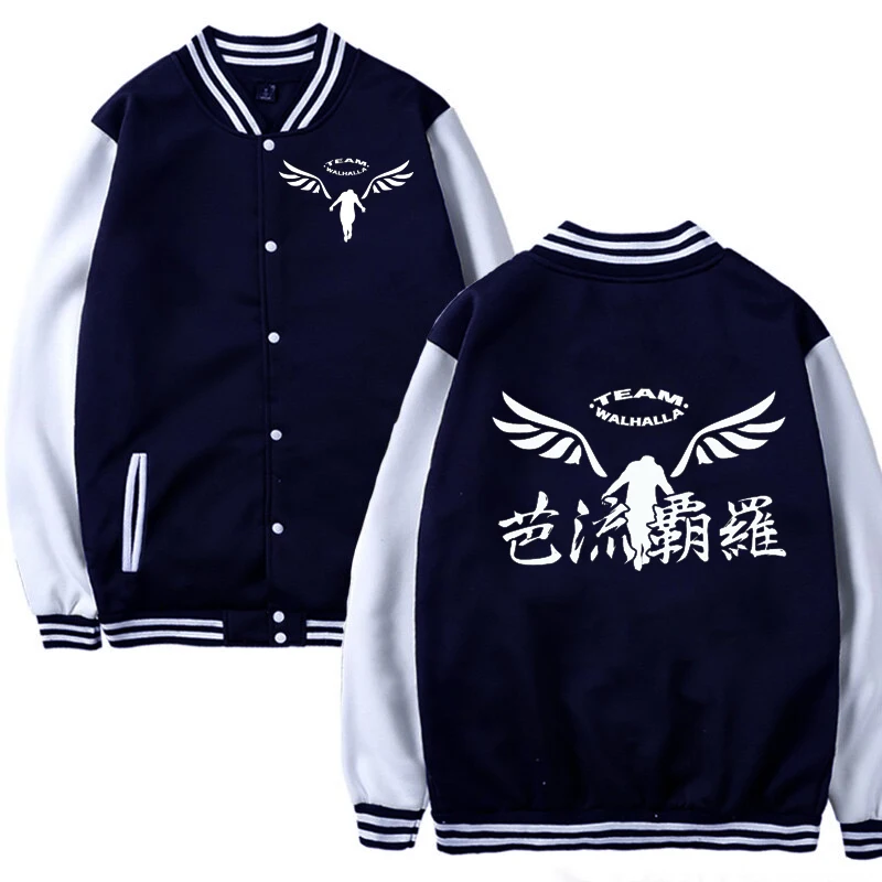Anime Tokyo Revengers Baseball Uniform Men's Flight Jacket Men's Gambar Valhalla Spring Jacket Couple Brand Men's Coat 2021 New