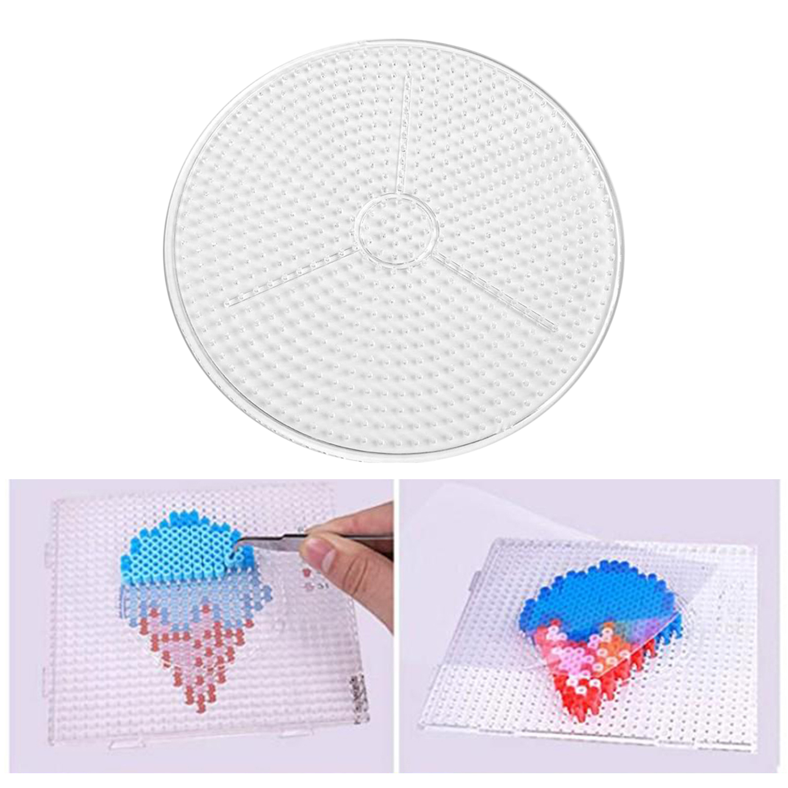 Hama Beads 5mm Pegboard Board Jigsaw Puzzle Beads Toys Pegboards Board Pegboards Patterns DIY Toy for Kids Craft Beads Supplies