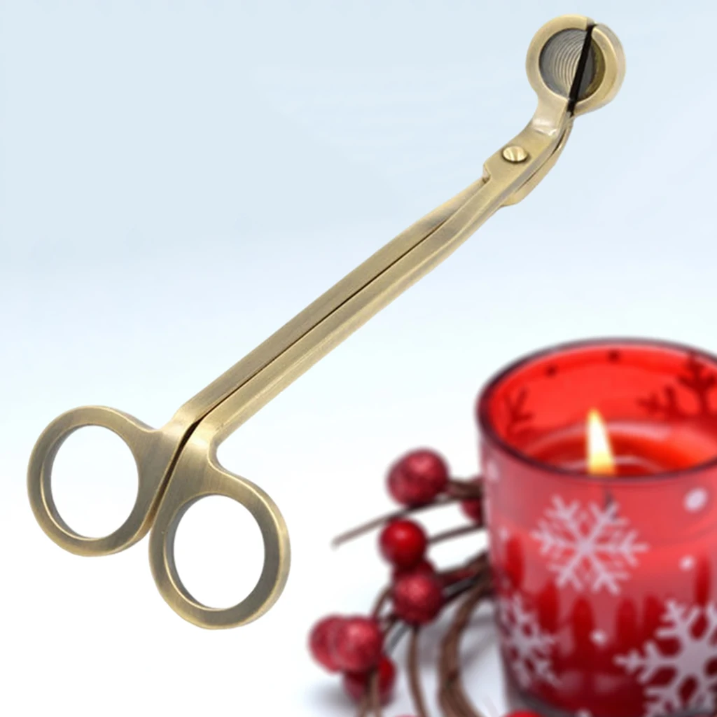 Oil Lamp Candle Wick Scissors Stainless Steel Candle Trimmer Cutter Scissors
