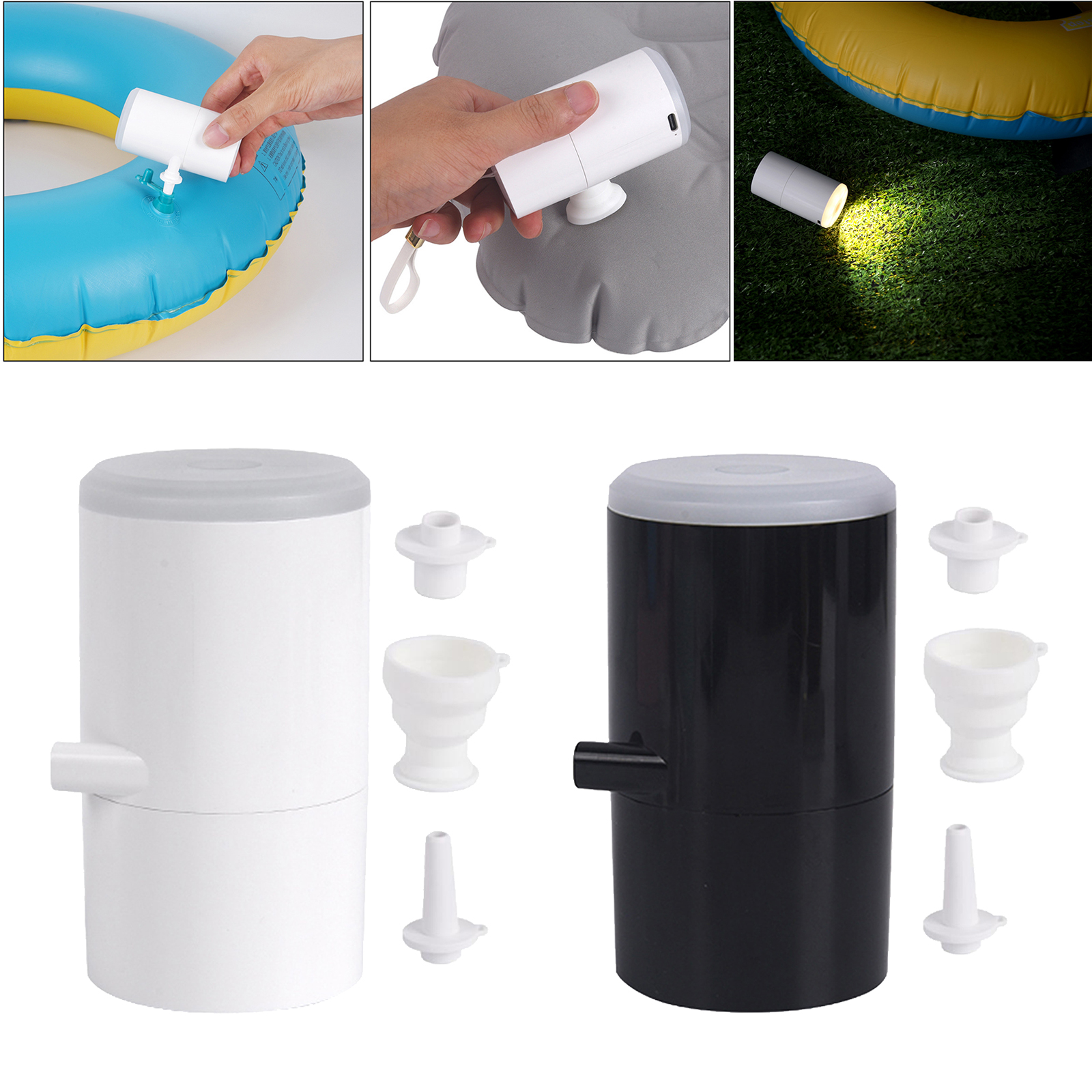 Electric USB Air Pump Swimming Ring Bathtube Mat Balloon Boats Air Filling