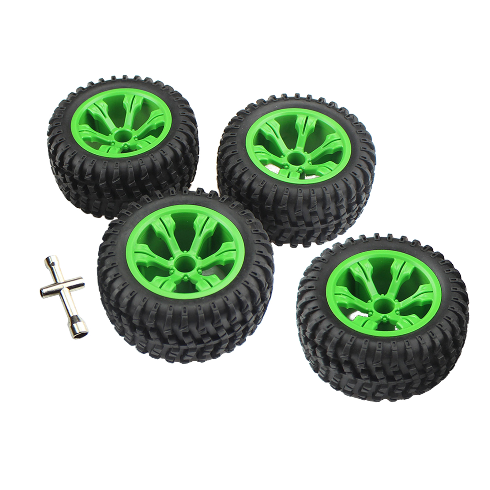 110mm Diameter Tire Replacement for Wltoys 12428 12428-B 12427 RC Cars in