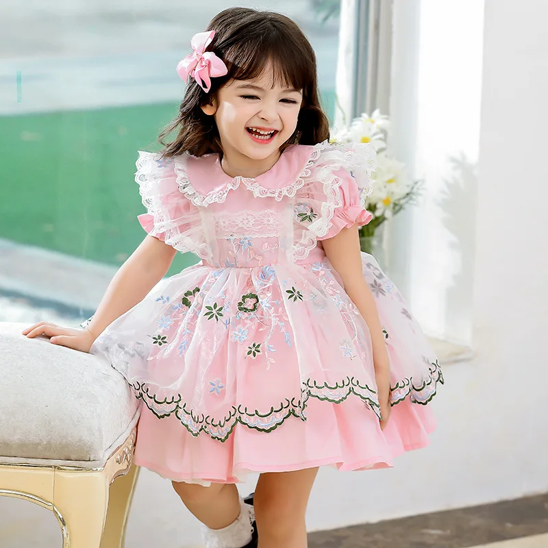 vestido de verão para meninas vestido clássico de festa de vestido infantil para roupas de vestidos de festa para meninas