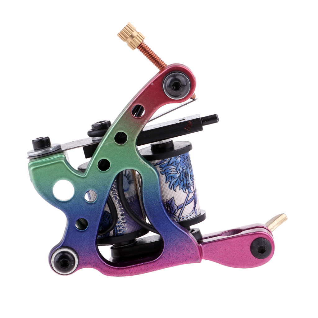Pro Tattoo Machine Body Art Liner Shader 10 Wrap Coil Tattoo Supply