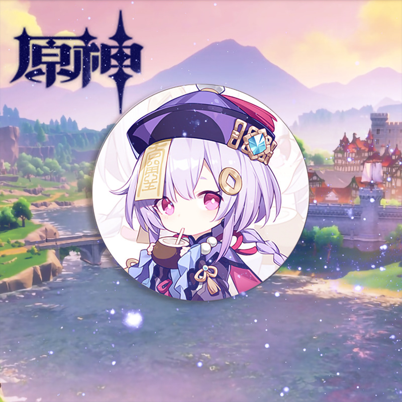 Game Genshin Impact Brooch Pin Hu Tao Klee Xiao Zhongli Raiden Shogun Ganyu Cosplay Anime Badge Accessories For Clothes Bag Gift Game Genshin Impact Brooch Pin Hu Tao Klee Xiao Zhongli Raiden Shogun Ganyu Cosplay Anime Badge Accessories For Clothes Bag Gift