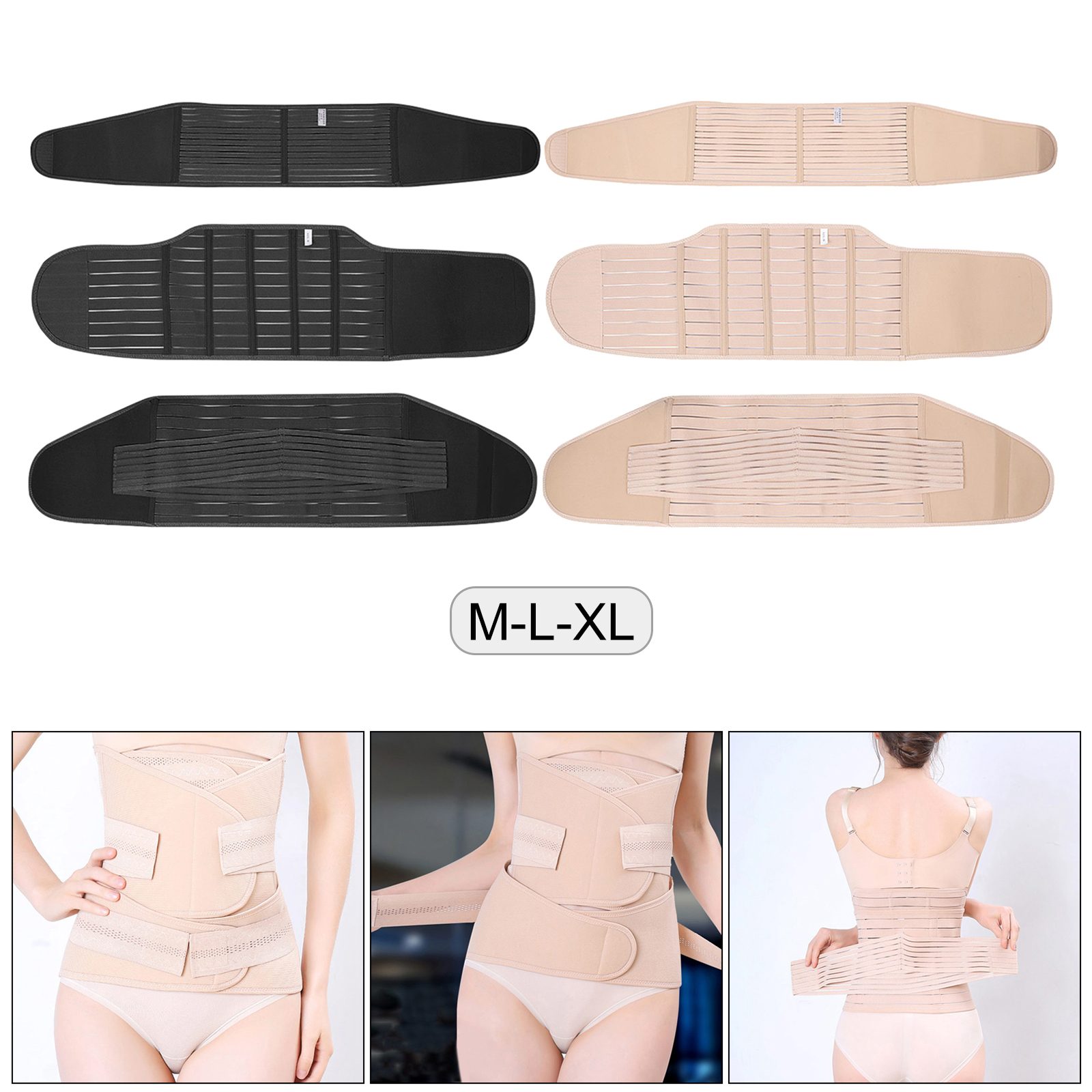 3 in 1 Postpartum Support Recovery Belly Wrap Waist Pelvis Belt Body Shaper Postnatal Shapewear Maternity Waist Band