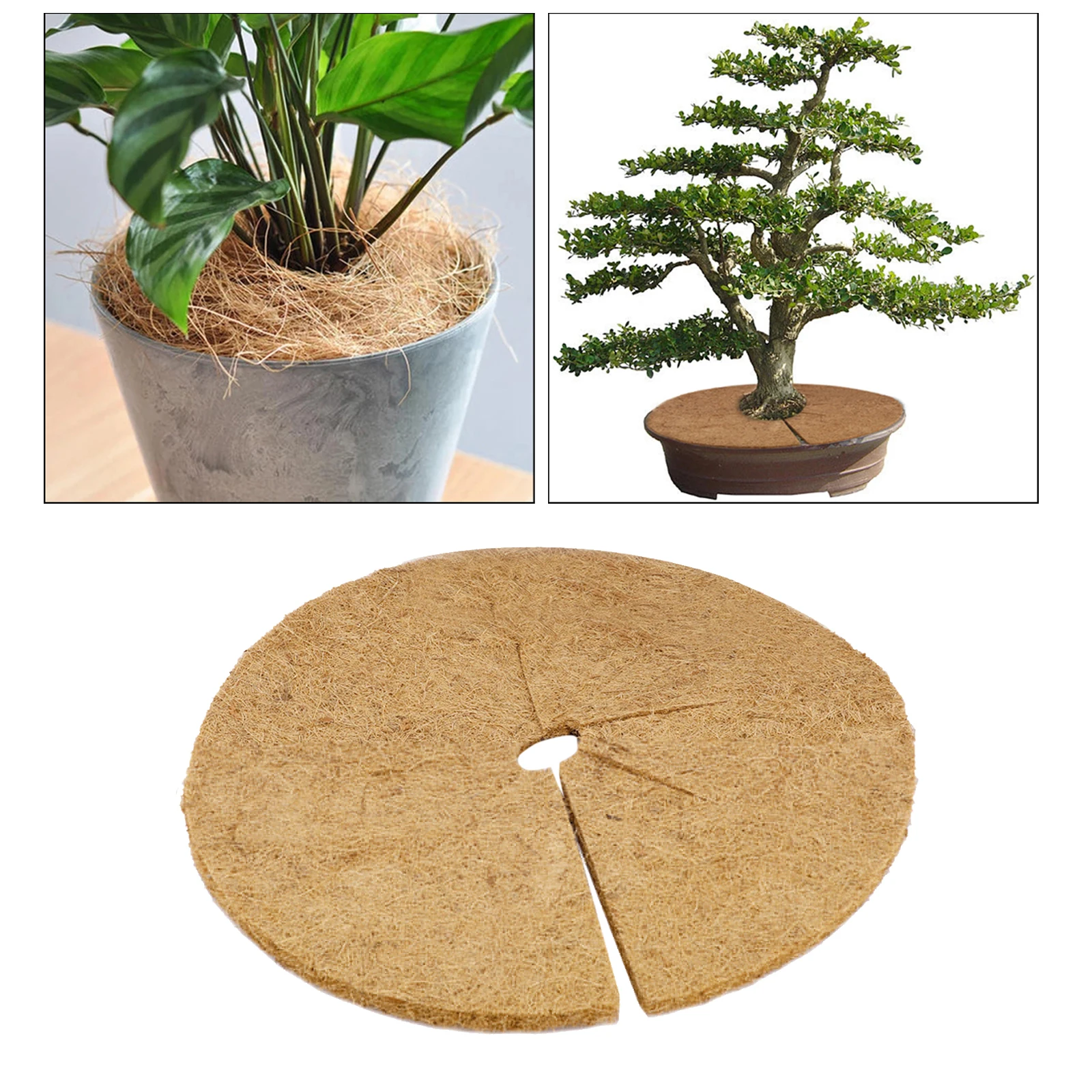 Natural Coconut Coir Fiber Mulch Mat Plant Cover Tree Moisture Control
