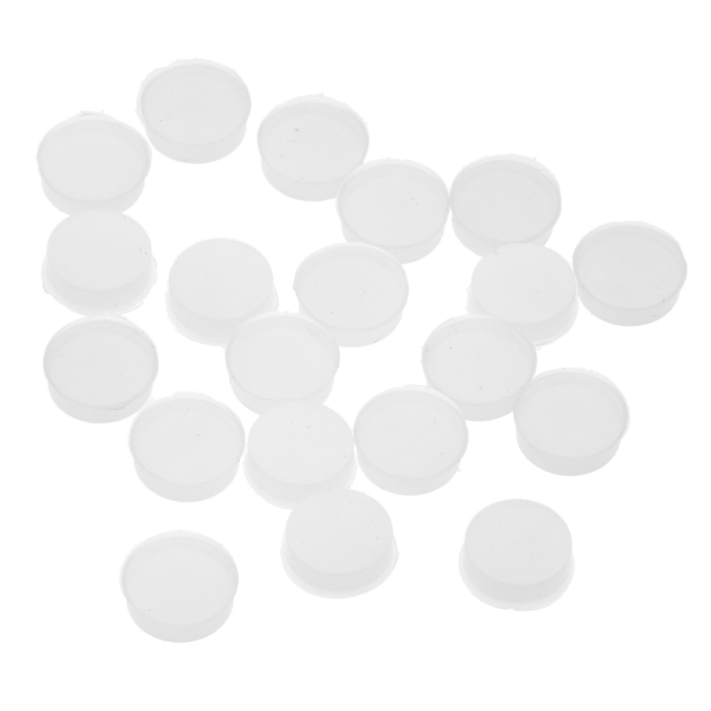 20x Wood Recorder Silicone Hole Plugs White for Flute Player