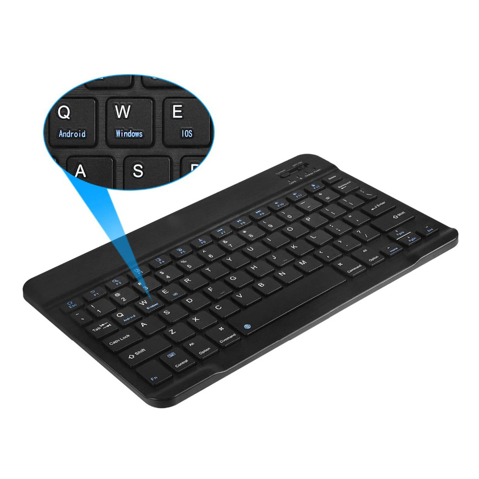 10 Inch Portable Mini Wireless Bluetooth Slim Keyboard for Android Windows