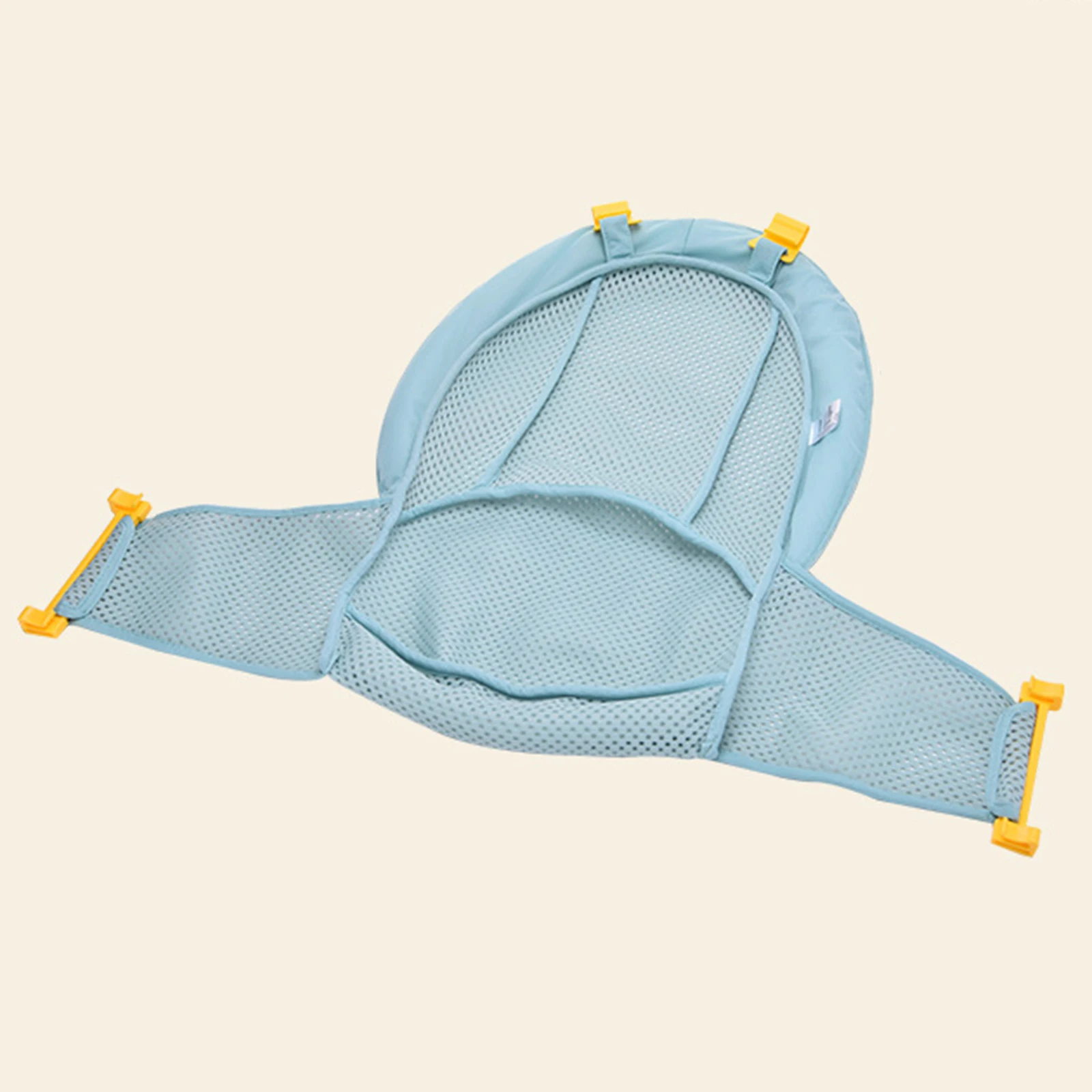 Portable Baby Bath Pad Ajustable Breathable Baby Bath Tub Pad Tub Shower Cushion Baby Bath Seat Support Mat for Bathroom Shower