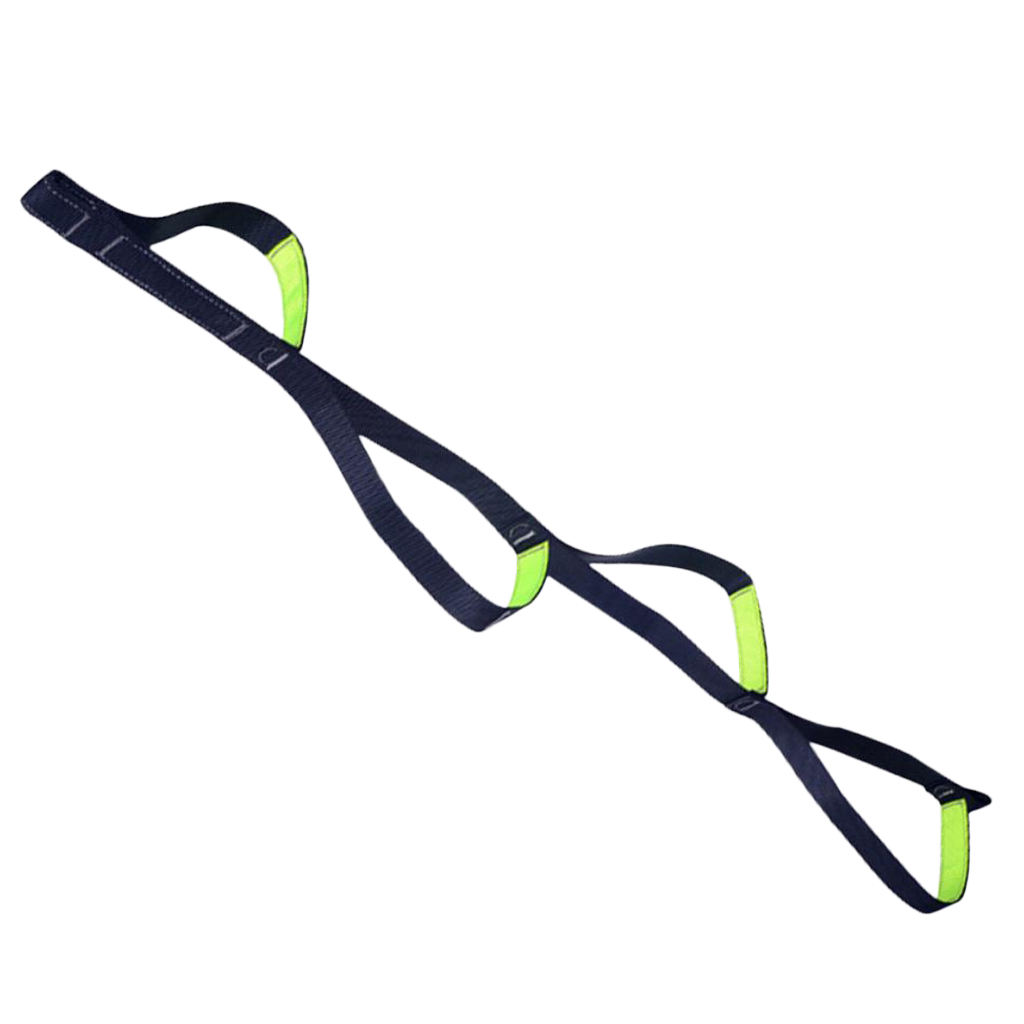 Rock-Climbing Mountaineering Rope Ladder Foot Belt Strap Ascender, 4 Steps