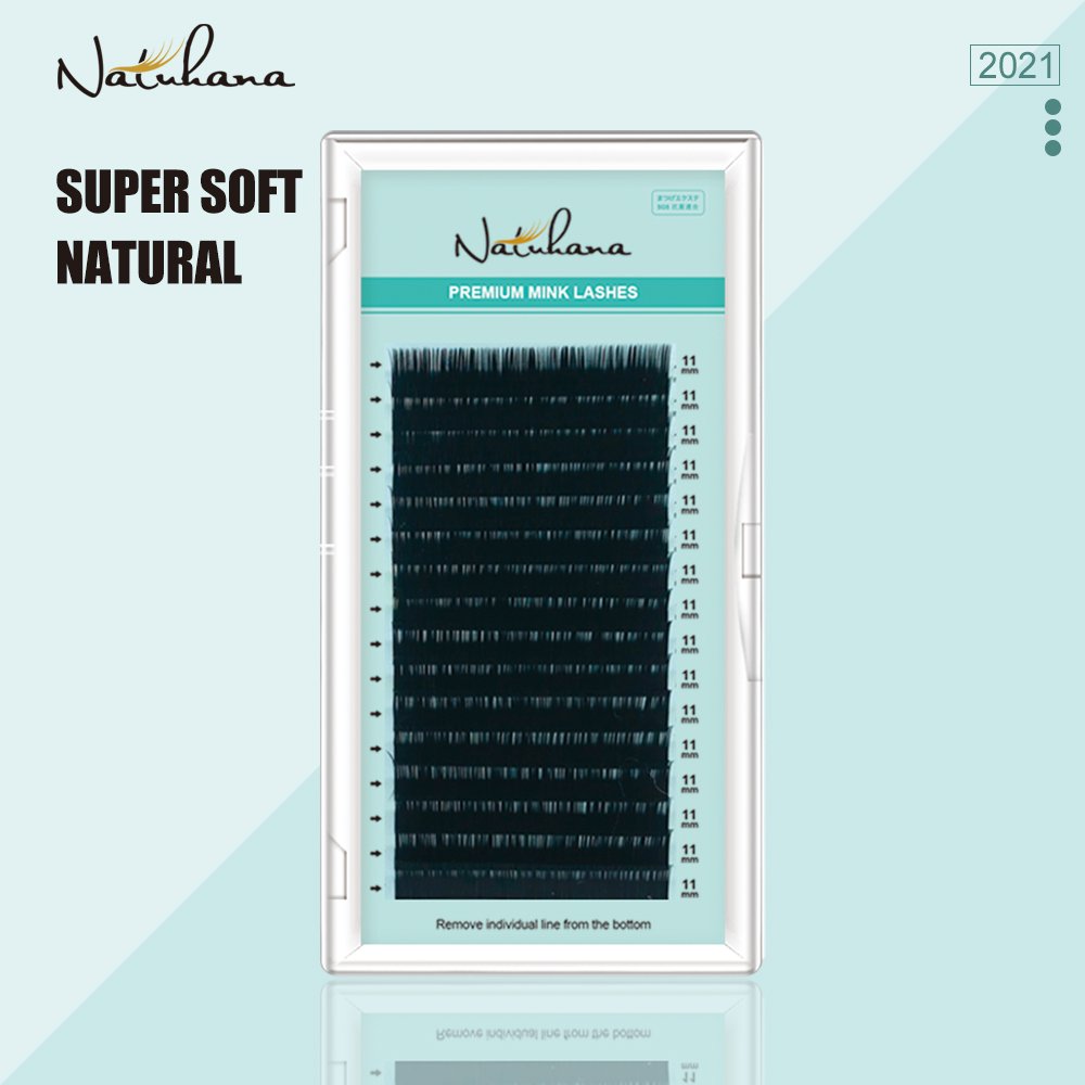 Best of NATUHANA 16Rows C Cc D Dd Natural Mink Eyelash Extension Individual Korea PBT Fake Eyelashes Matte False Eye Lashes Makeup Tools Reviews & Tips