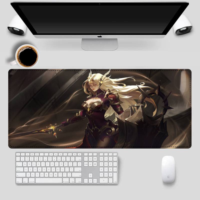 Sale League Of Legends Leona  Mouse Pad Gaming MousePad Large Big Mouse Mat Desktop Mat Computer Mouse pad For Overwatch