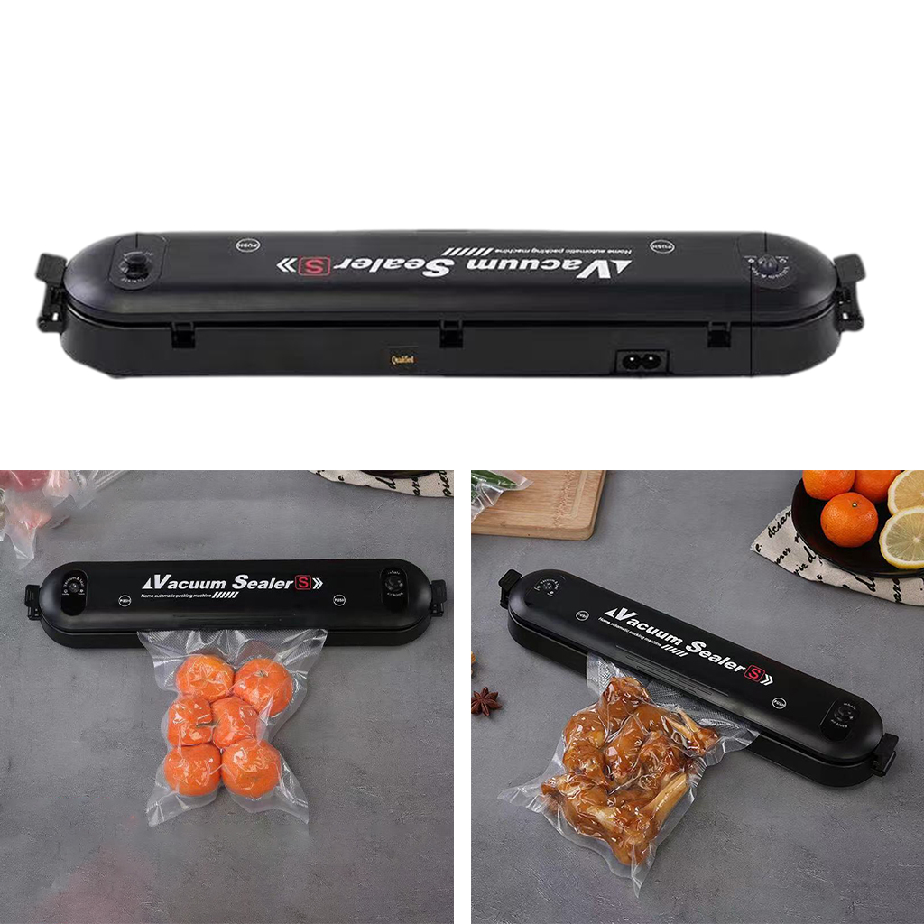 Automatic Vacuum Sealer Machine Sealing/Vacuum Food Sealer Dry Moist Modes for Veggies w/ Indicator Compact