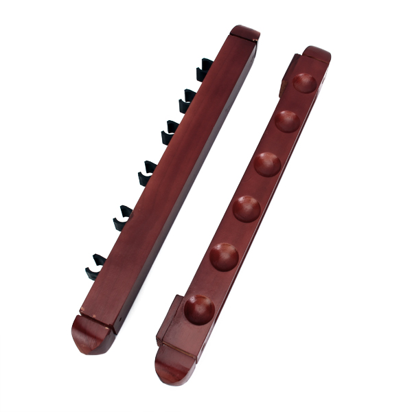 CUE STICK HOLDER WALL MOUNT FOR 6 CUES SNOOKER POOL Billiard CUE RACK Organizer
