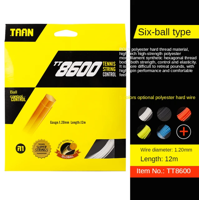 taan Tennis String TT8600 8800 5600 Tennis Racket String for Competition  Training - AliExpress