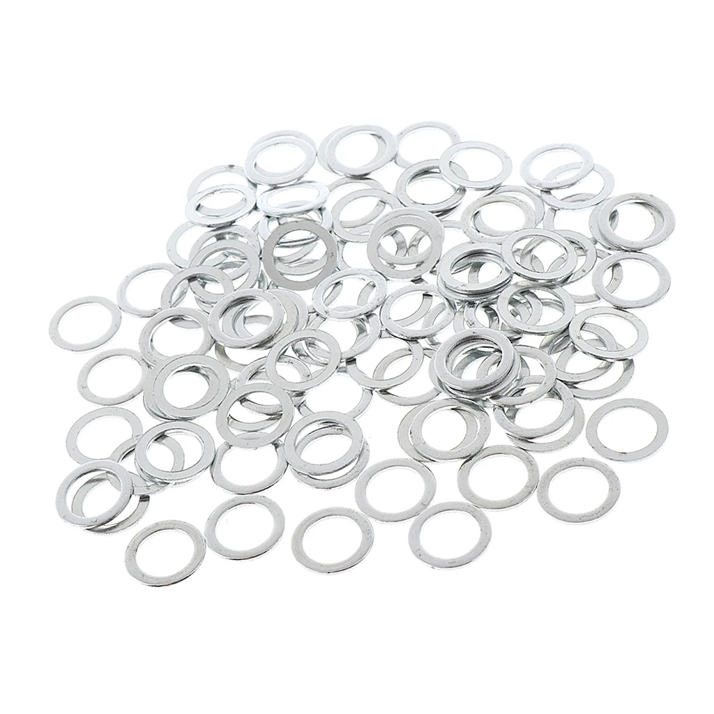 100 Pieces Skateboard Speed Washers Hardware for Longboard Scooter Cruiser