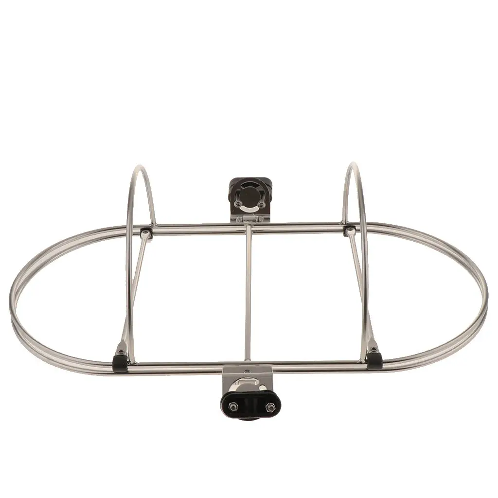 Marine Solid 304 Stainless Steel Double Fender Holder / Hanger /Basket