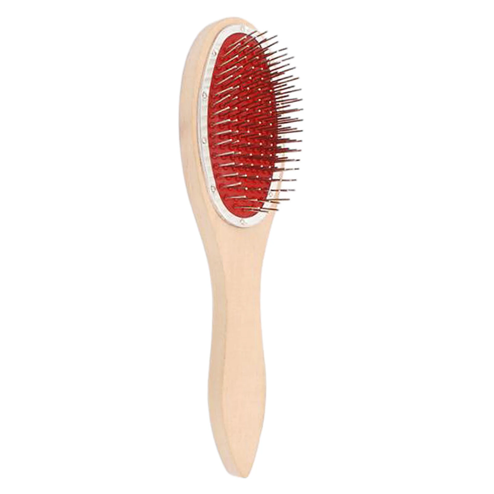 Professional Anti Static Wood Comb Detangling Steel Tooth  Wig Hair Extensions Travel Mini Wig Styling Products Hair Brushes