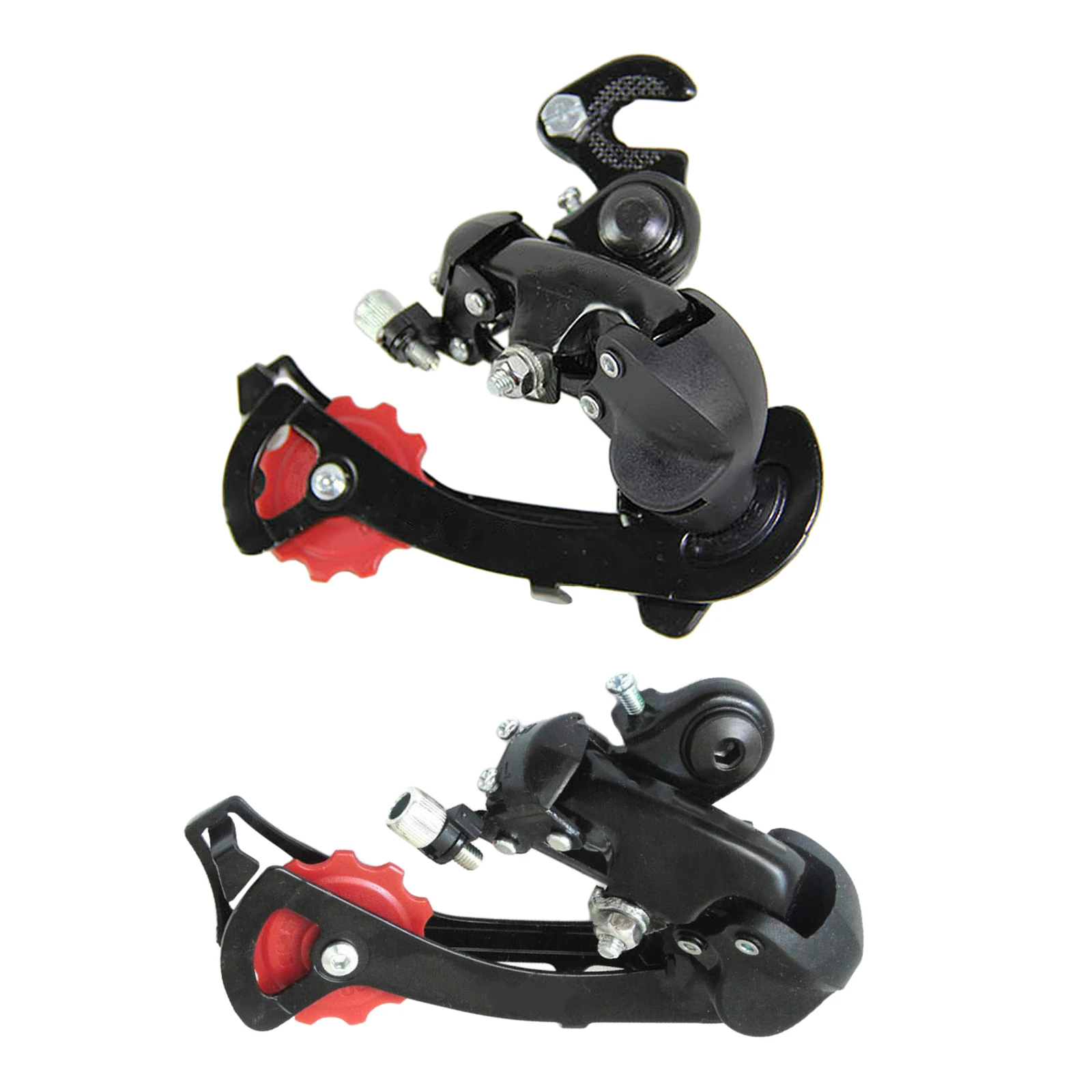 Bike Rear Derailleur RD-TZ50 6/7 Speed Sis Index Direct Mount for Mountain Bicycle, Eye Pull/ Hook Pull