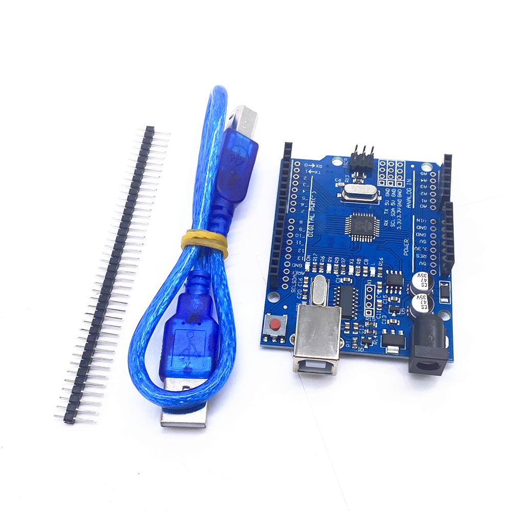 pces placa chip para arduino uno placa de desenvolvimento cabo usb