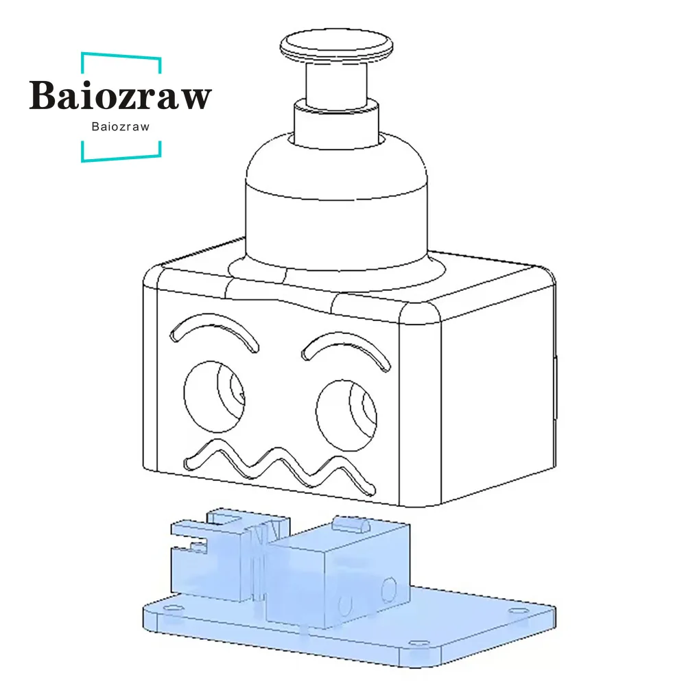 best stepper motor for 3d printer Baiozraw Z Endstop PCB Sexbolt Z Endstop Kit for Voron 2.4 3D Printer roland print head