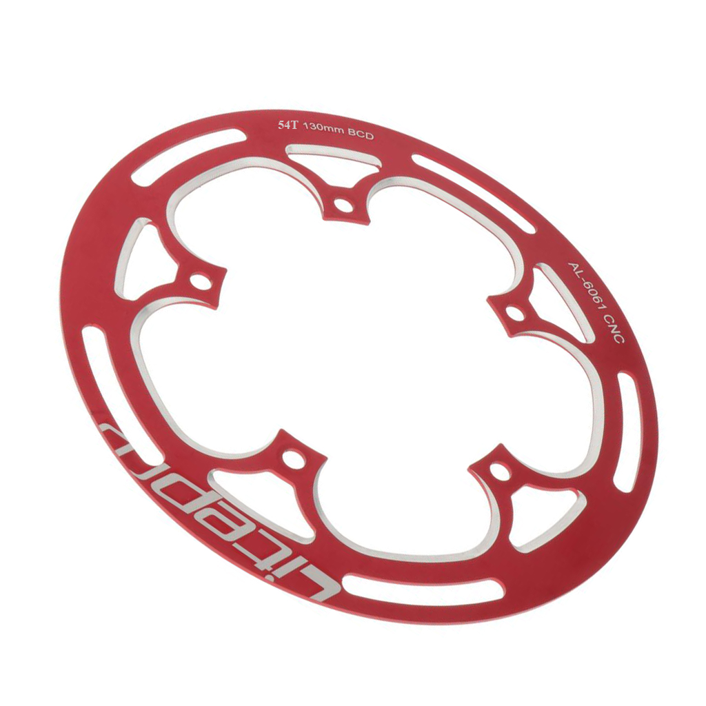54T Bike Chainring Guard Protector Chain Cover BCD130mm CNC for Bicycle Carnkset