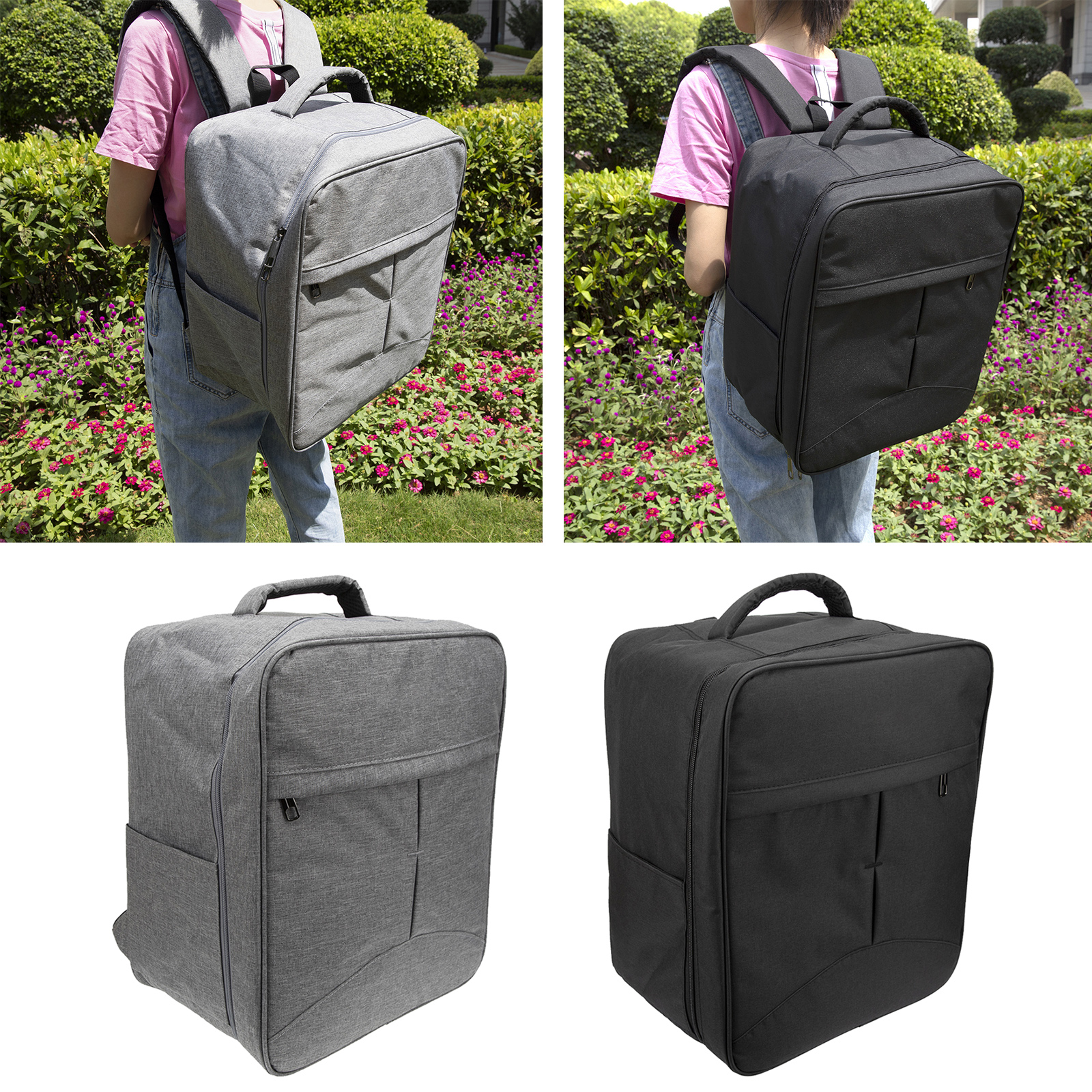 Professional Travel Backpack Case Carry Storage Shoulder Bag for 1/10 RC On-Road Crawler Buggy Car Large Capacity