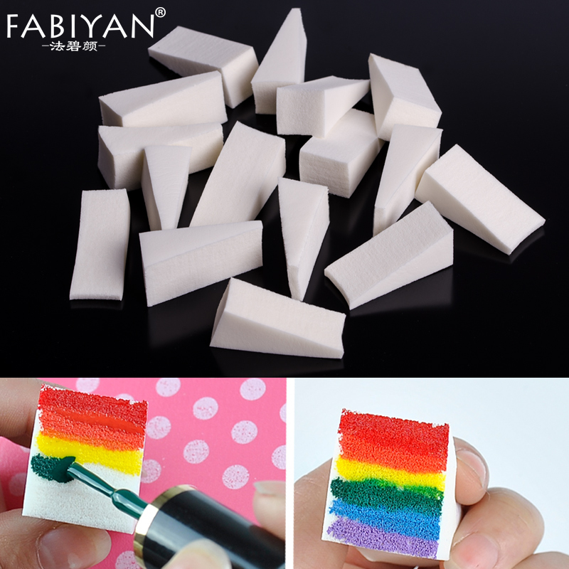 Best of 10 / 16Pcs Soft Triangle Nail Art Transfer Sponge Gradient Coloring Stamping Stamper Painting Image Stamp Foam Polish Gel UV Tool Reviews & Tips