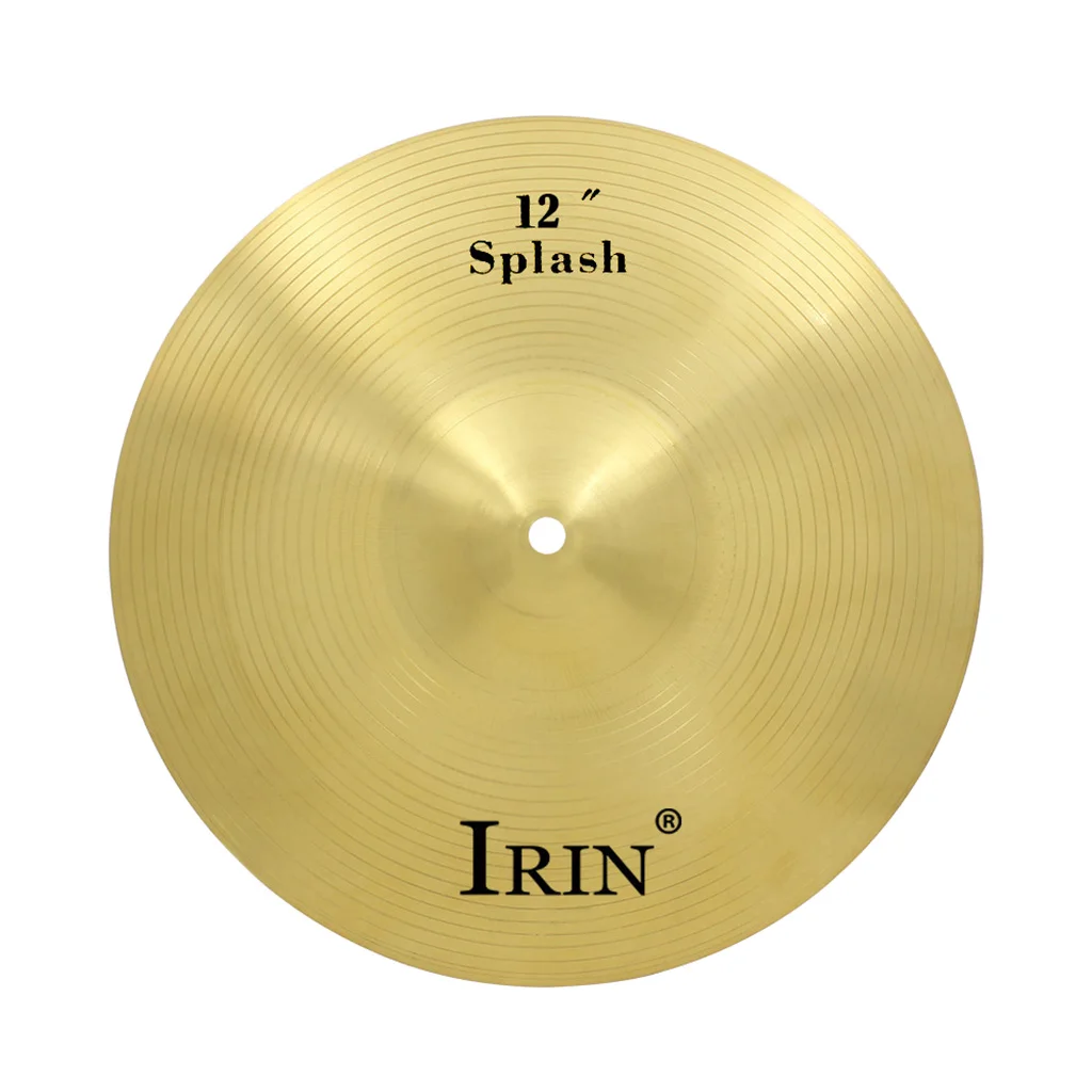 IRIN Professional 12 Inch Crash Ride Hi Hat Cymbals Made of Brass Alloy for