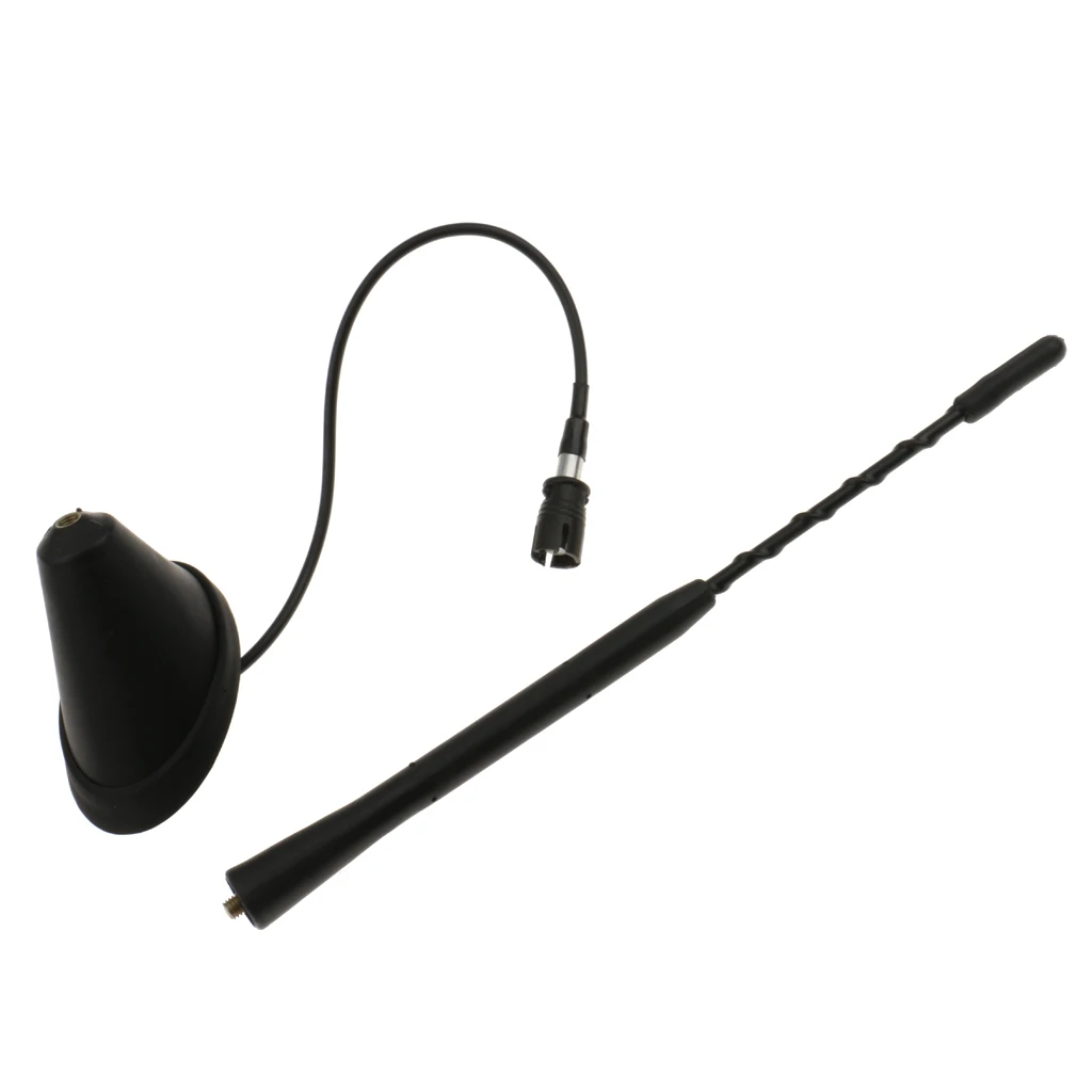 9 inch Universal Car Radio Aerial Antenna, Car FM AM Antenna Amplifier Roof Mast Whip Aerial Reception Antenna