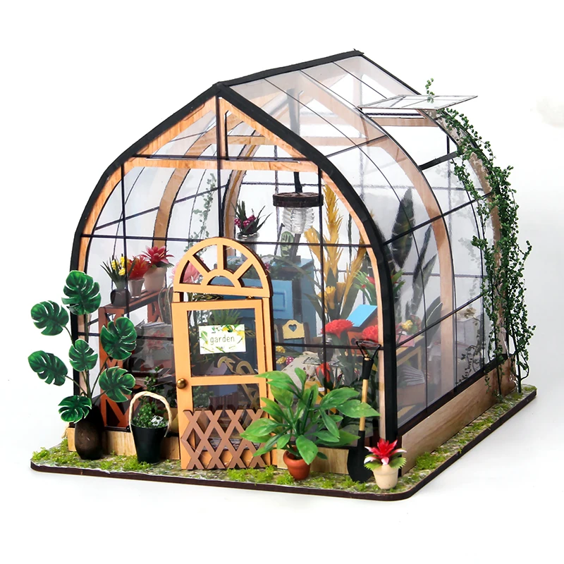 Garden House DIY Miniature Dollhouse Kit