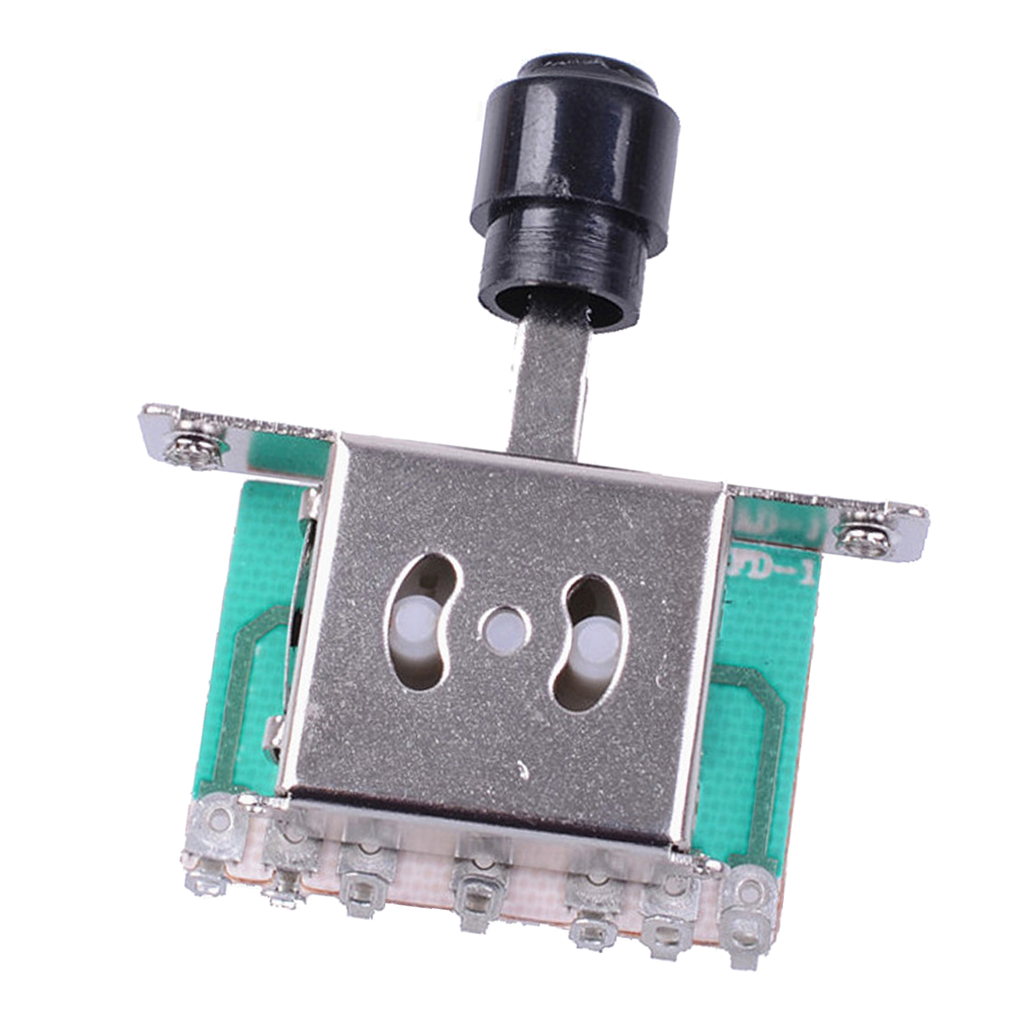 Electric Guitar 5 Way Pickup Selector Toggle Switch with Tip Knob for ST Squier SQ Guitar Parts