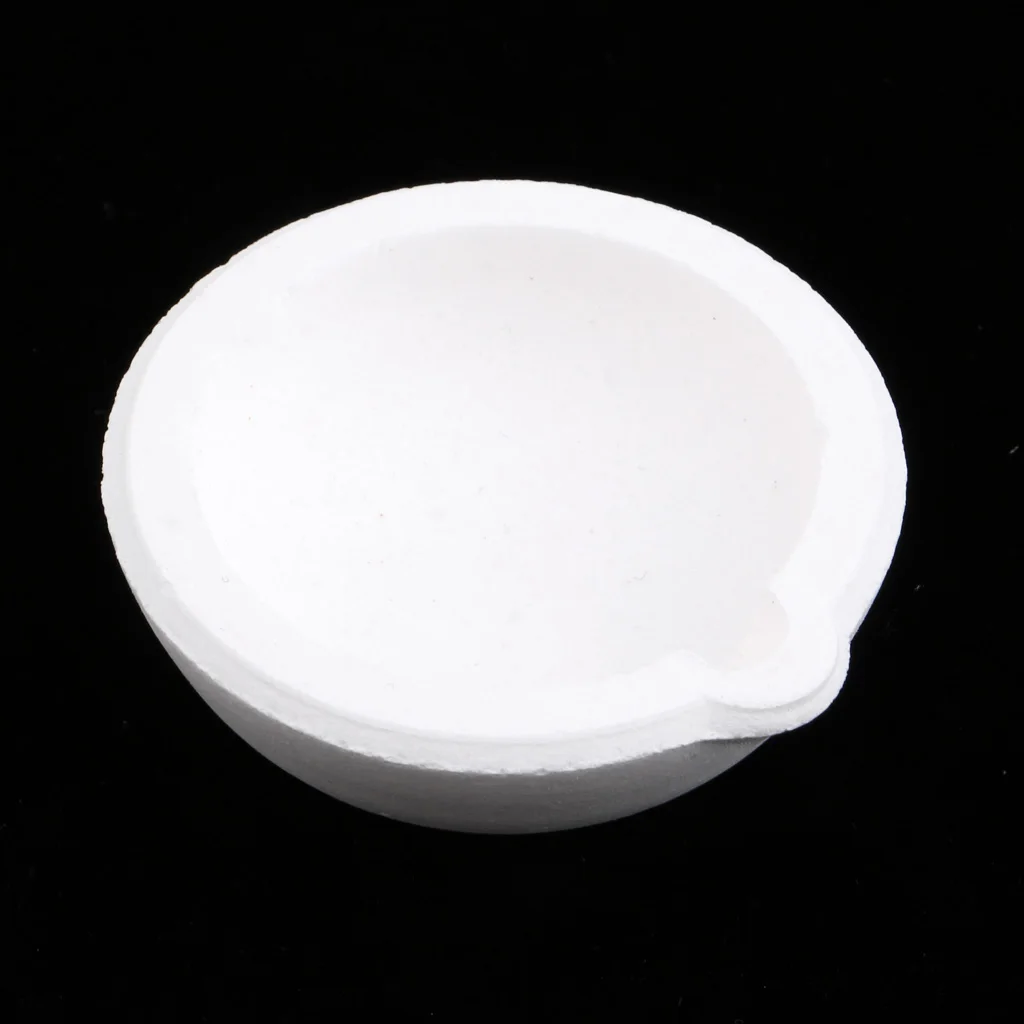 100g Quartz Silica Melting Crucible Dish for Gold Silver Aluminium Metal Jewelry