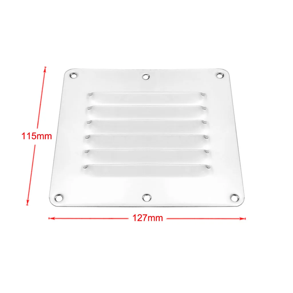 127x115x4mm Square Stainless Steel Air Vent Grille Covers Mental Ventilation