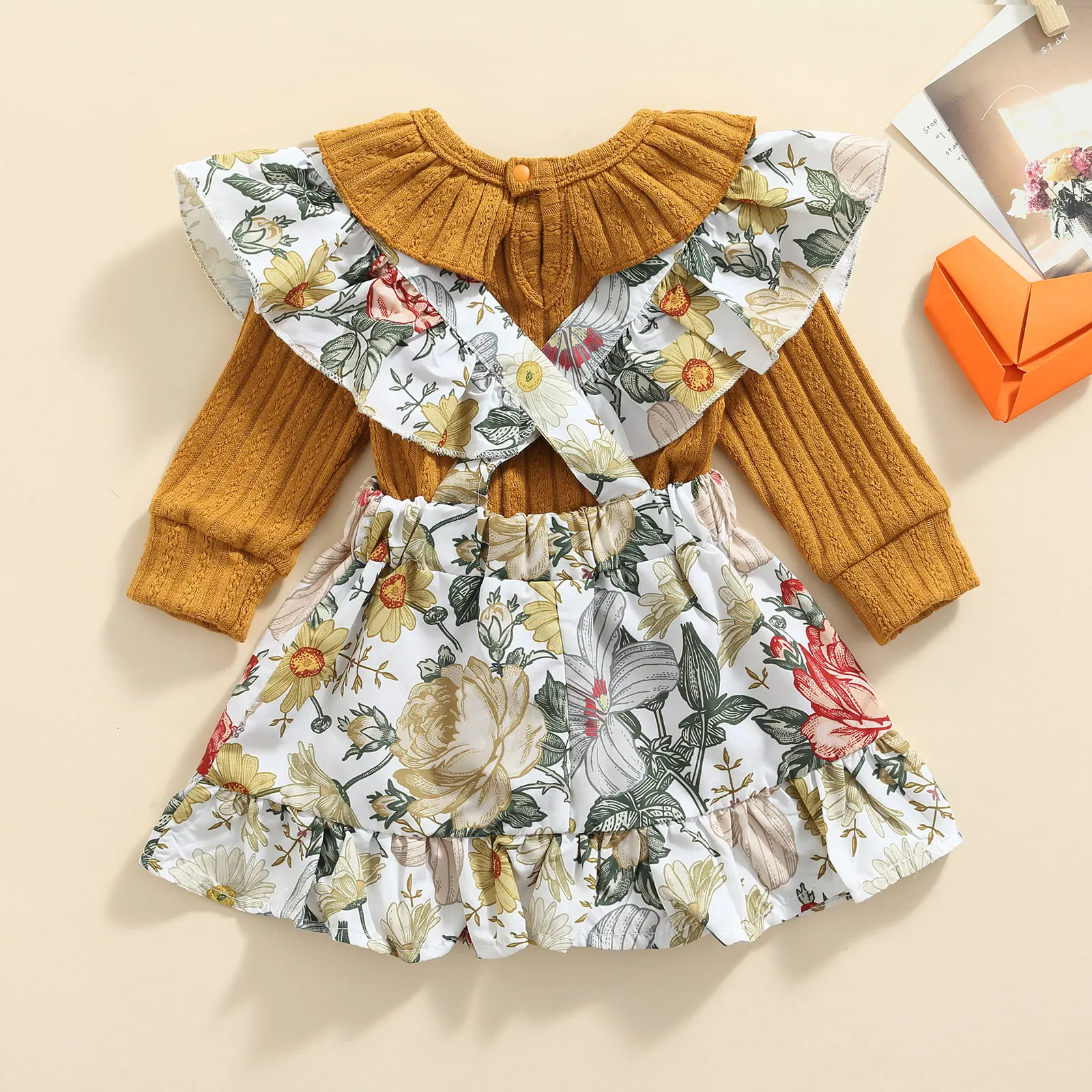 baby clothes penguin set Ma&Baby 0-24M Floral Baby Girl Clothes Set Newborn Infant Girls Ruffles Romper Skirts Flower Print Outfits Autumn Spring DD88 Baby Clothing Set discount